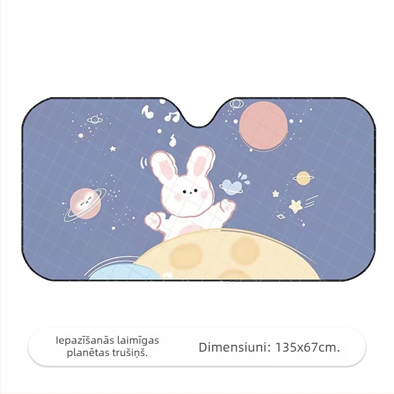 Umbrelă de soare pentru mașină din Oxford, montaj cu ventuză, potrivire generală, imprimare logo, personalizare