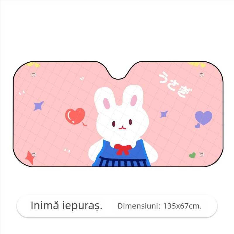 Umbrelă de soare pentru mașină din Oxford, montaj cu ventuză, potrivire generală, imprimare logo, personalizare