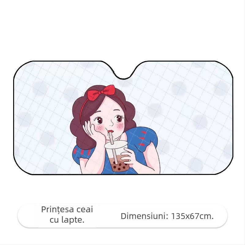 Umbrelă de soare pentru mașină din Oxford, montaj cu ventuză, potrivire generală, imprimare logo, personalizare