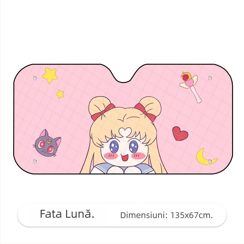 Umbrelă de soare pentru mașină din Oxford, montaj cu ventuză, potrivire generală, imprimare logo, personalizare