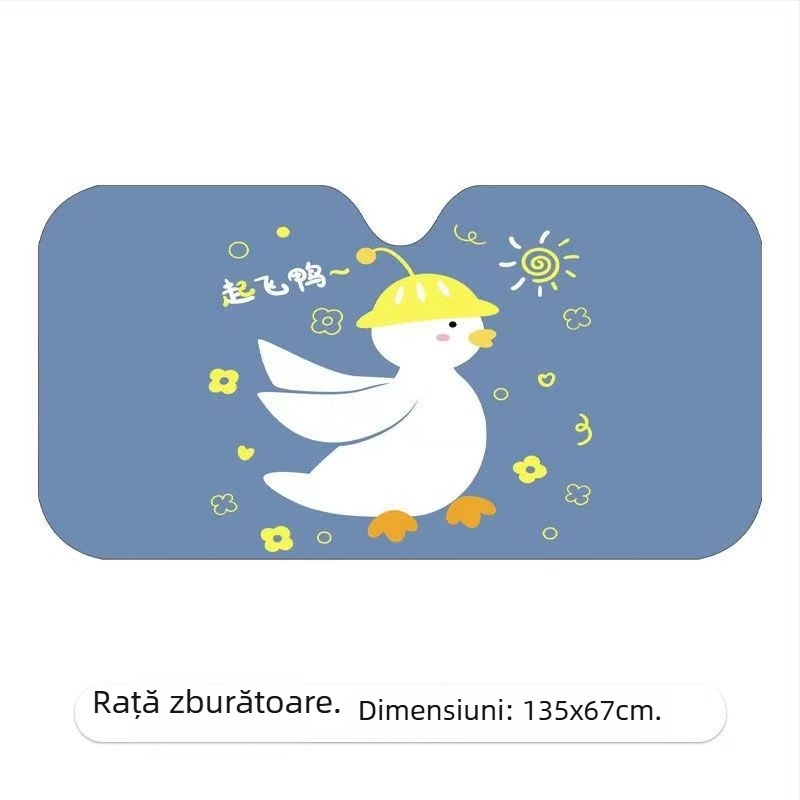 Umbrelă de soare pentru mașină din Oxford, montaj cu ventuză, potrivire generală, imprimare logo, personalizare