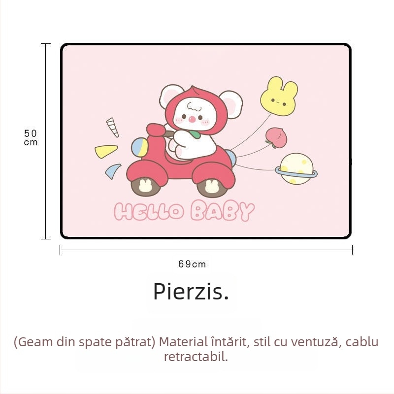 Umbrelă de soare pentru mașină din Oxford, montaj cu ventuză, potrivire generală, imprimare logo, personalizare