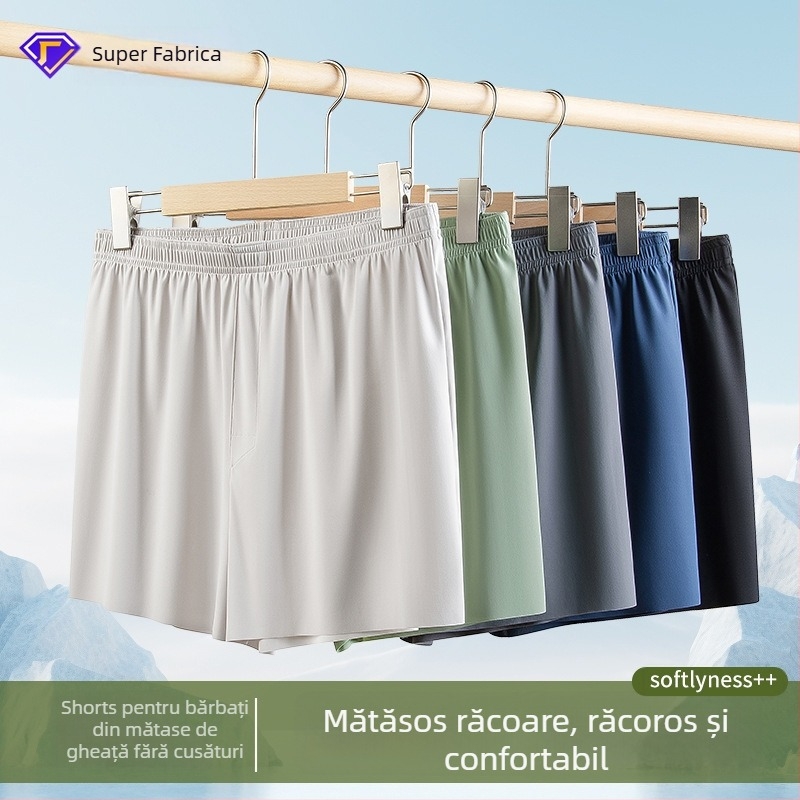 Pantaloni de pijama pentru bărbați - Pânză de nailon 80-90% conținut, fire 51-60D, uscare rapidă și respirabil, talie medie, pentru toate anotimpurile