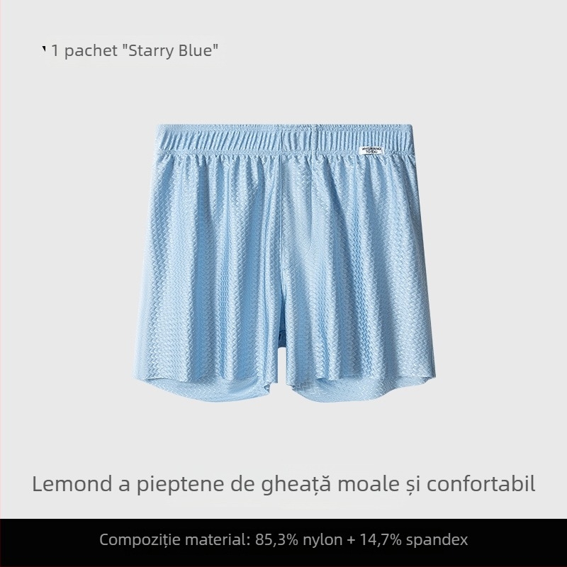 Pantaloni de dormit pentru bărbați, talie medie, tricot, nylon 80–90%, căptușeală în zona inghinală din viscoză 30–50%, pentru casă, croială confortabilă, respiră, uscare rapidă, antibacterian