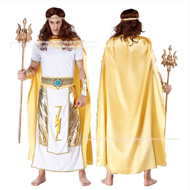 Rochie de dans latino cu inspirație Cleopatra, zeița egipteană — din Lycra, cu Spandex; potrivită pentru vârsta 25–29
