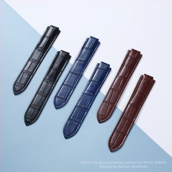 Brățară de ceas Ballon Bleu – piele naturală superioară, unisex, piele de vițel moale, stil minimalist, versatil