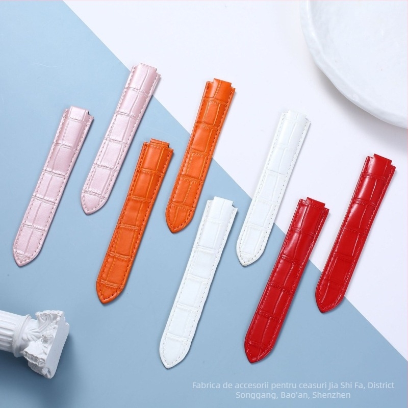 Brățară de ceas Ballon Bleu – piele naturală superioară, unisex, piele de vițel moale, stil minimalist, versatil