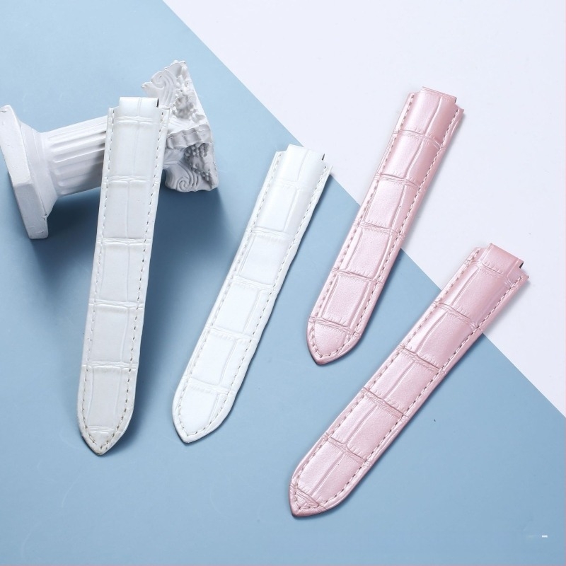 Brățară de ceas Ballon Bleu – piele naturală superioară, unisex, piele de vițel moale, stil minimalist, versatil