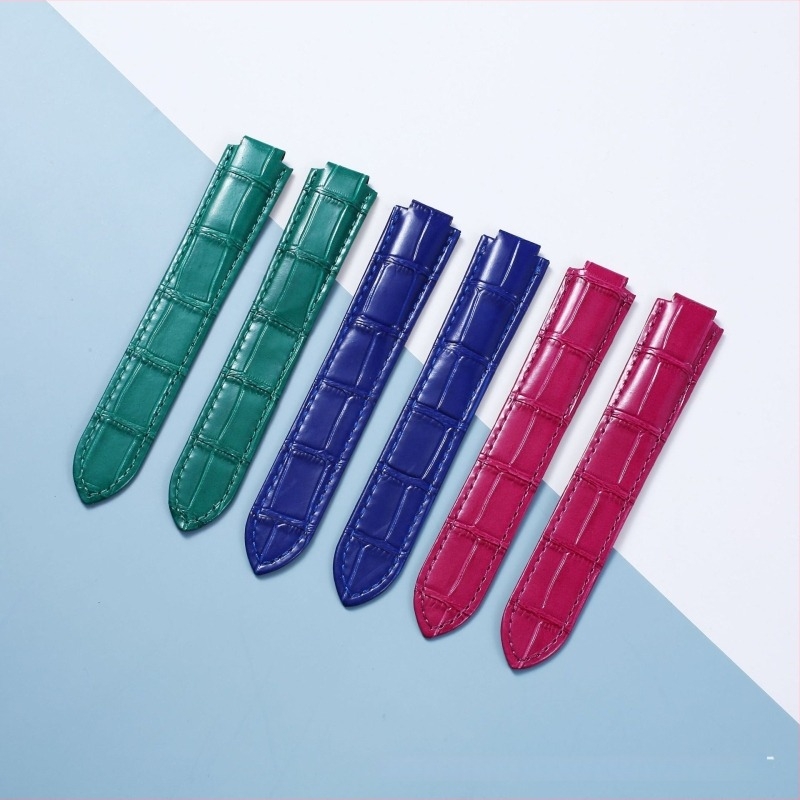 Brățară de ceas Ballon Bleu – piele naturală superioară, unisex, piele de vițel moale, stil minimalist, versatil