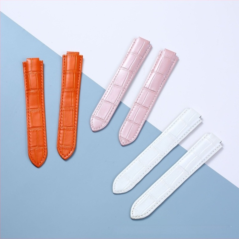 Brățară de ceas Ballon Bleu – piele naturală superioară, unisex, piele de vițel moale, stil minimalist, versatil