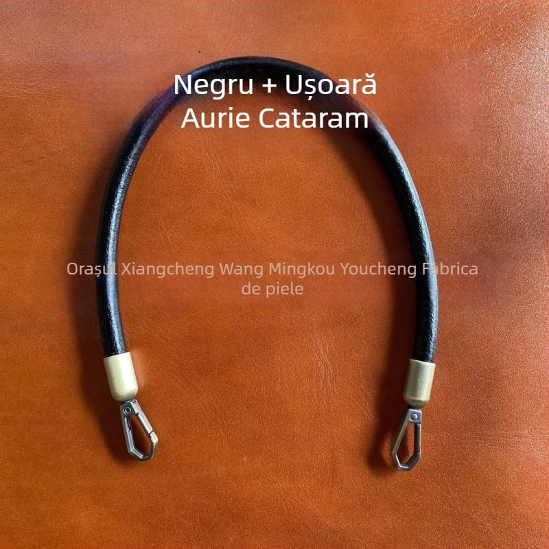 Bretea pentru geantă – piele naturală, piele de vițel, prim strat, rezistentă la uzură, model YC-62, stil: estetică mixtă