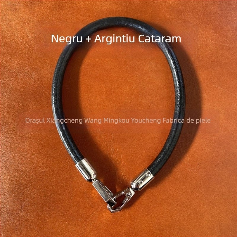 Bretea pentru geantă – piele naturală, piele de vițel, prim strat, rezistentă la uzură, model YC-62, stil: estetică mixtă