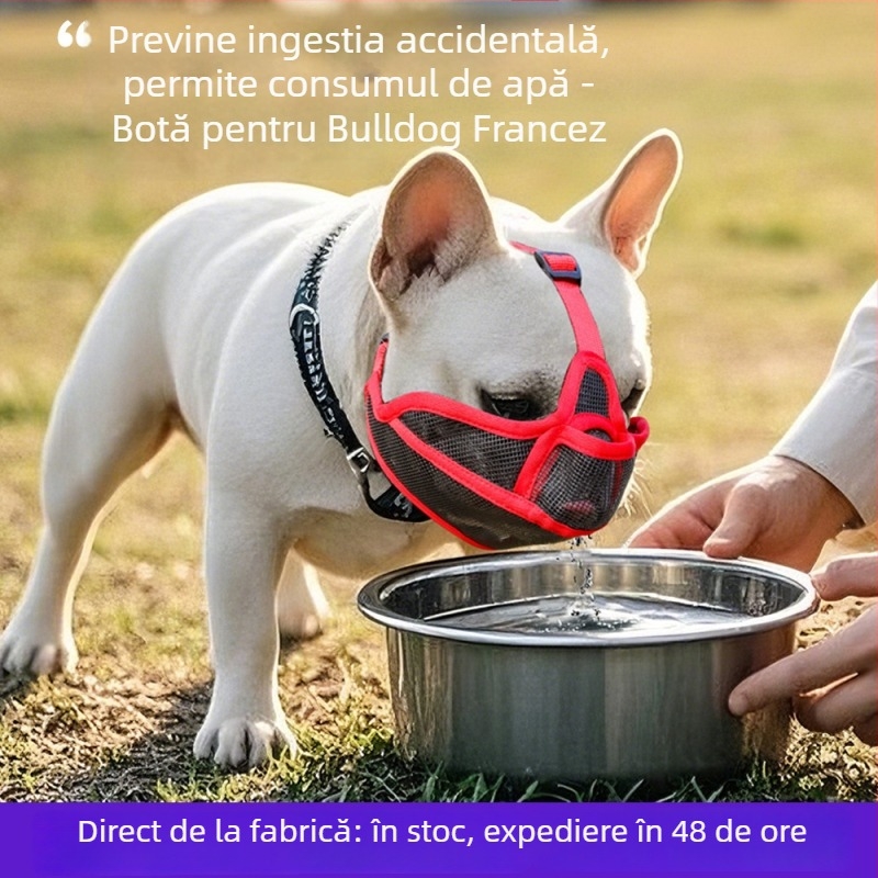 Botniță Belu pentru Câini, Poliester, Respirabilă, Anti-lătrat și Anti- mușcare