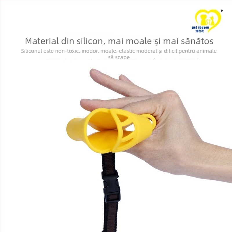 Manso bot pentru câini din silicon; moale și confortabil; calitate alimentară; etichetă privată licențiată; pachet 36 buc.