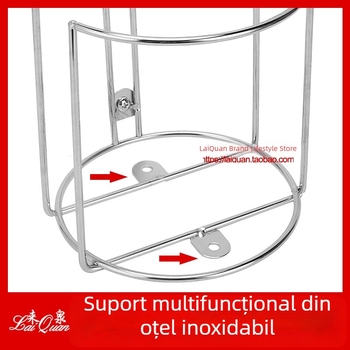 Suport auto din oțel inoxidabil pentru pahare, cu bază de încălzire și raft de depozitare fix