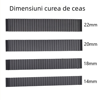 Curea universală din oțel inoxidabil pentru Huawei/Samsung, pentru ceas inteligent, lansare toamna 2024, stil business, versatil, elegant, sport