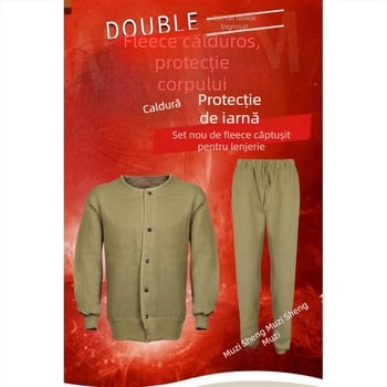 Jachetă fleece unisex pentru toamnă, 30% cașmir, material din bumbac amestec, izolație termică