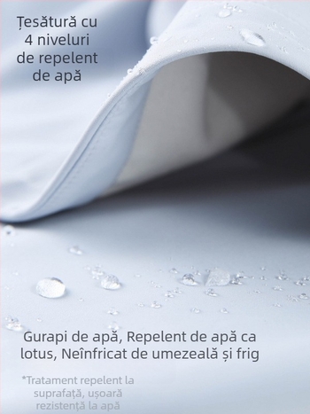 Geacă damă din poliester cu glugă și fermoar, croială Slim, broderie, stil urban elegant