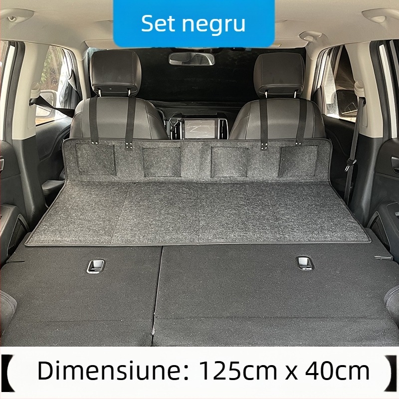 Pat de călătorie pentru SUV, în portbagajul din spate — umflare automată, țesătură flokată, model 1537-3