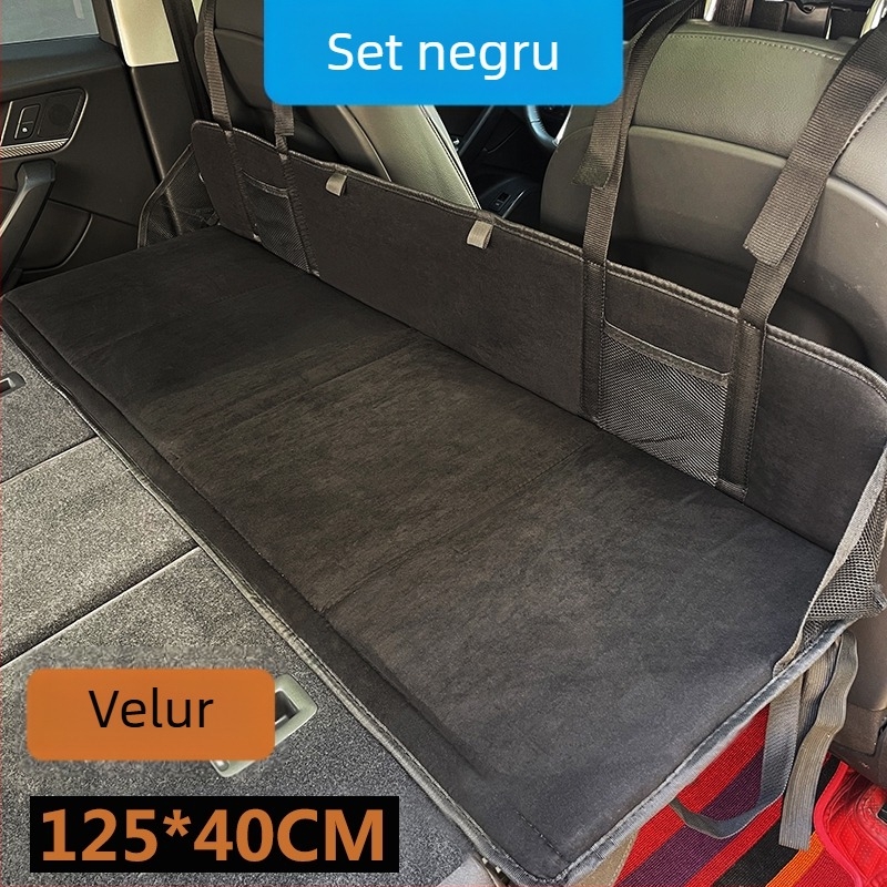 Pat de călătorie pentru SUV, în portbagajul din spate — umflare automată, țesătură flokată, model 1537-3