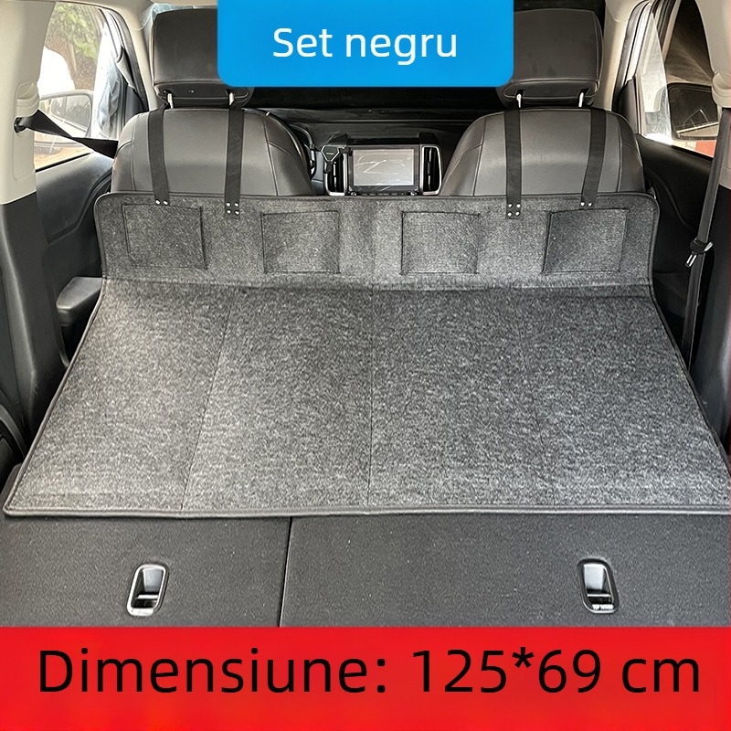 Pat de călătorie pentru SUV, în portbagajul din spate — umflare automată, țesătură flokată, model 1537-3