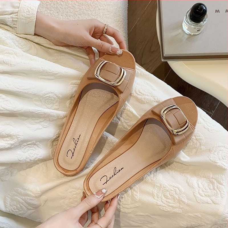 Pomegranate Flower Sandale de vară pentru femei, cataramă pătrată, partea superioară PVC și talpă PVC, talpă injectată, uscare rapidă și antiderapante