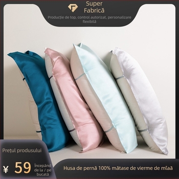 Plic de pernă din Mulberry mătase, 16 Momme, 100% mătase, satin de mătase