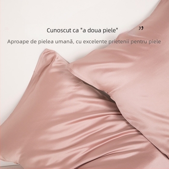 Plic de pernă din Mulberry mătase, 16 Momme, 100% mătase, satin de mătase