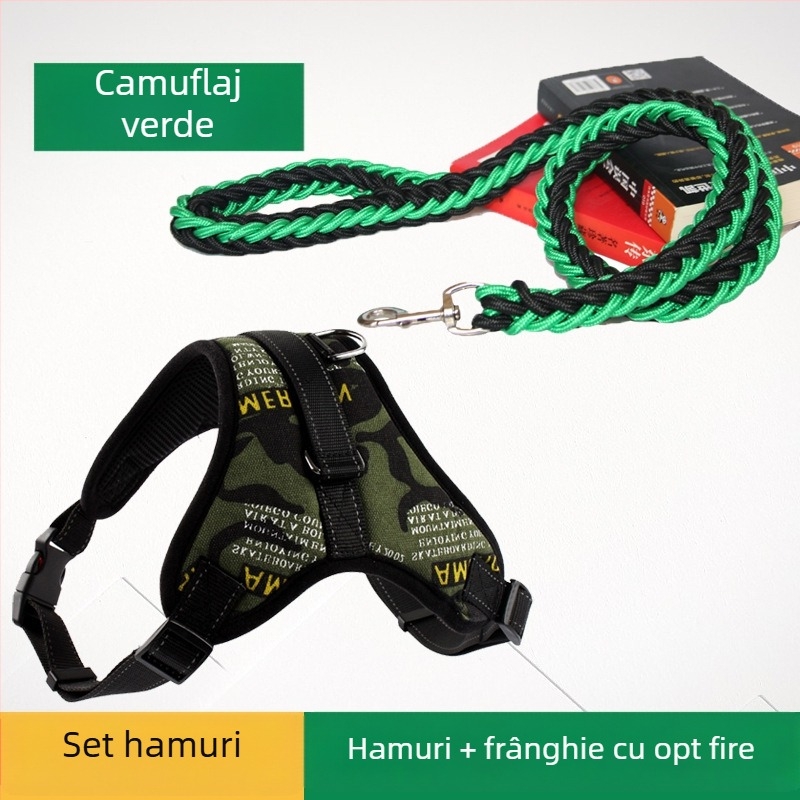 Ham K9 pentru câini, lesă pentru toate mărimile: mici, mijlocii și mari