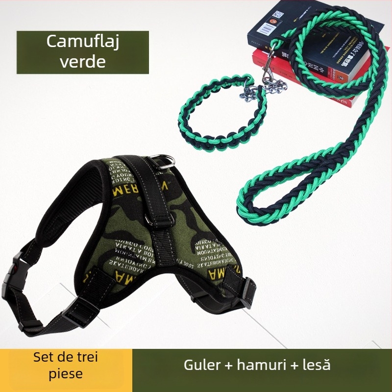 Ham K9 pentru câini, lesă pentru toate mărimile: mici, mijlocii și mari