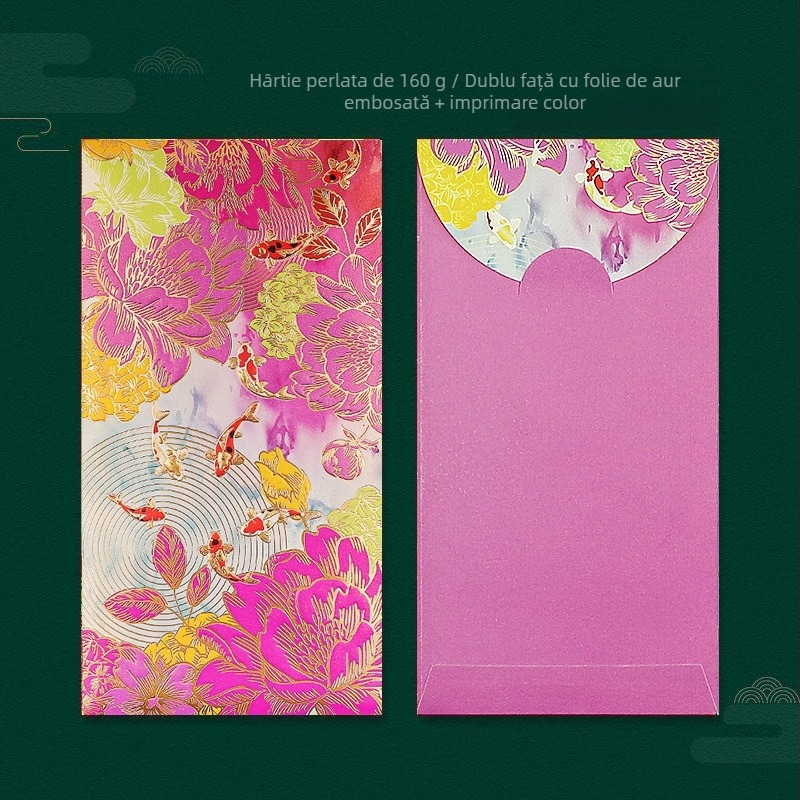 Plicuri pentru cadouri de nuntă din hârtie perlă, cu logo imprimat, brand Brother Wen Chuang, stil modern minimalist