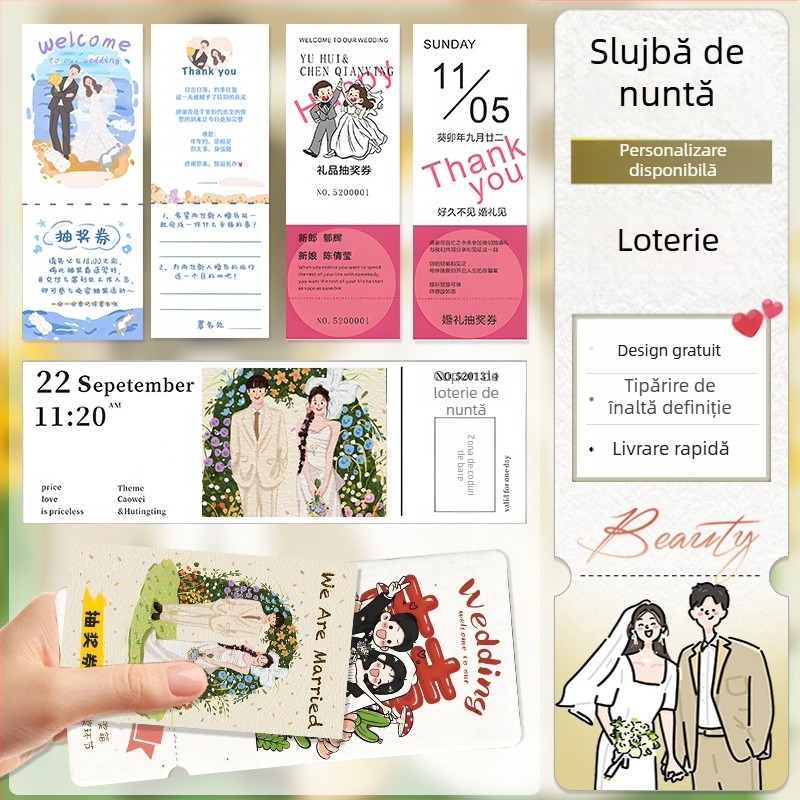 Invitație personalizabilă pentru primul an de viață al copilului, din hârtie cu semințe, format card, ecologic