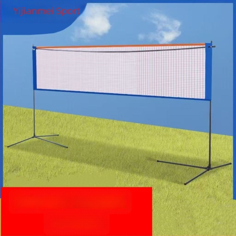 Plasă de badminton, standard, pentru dublu profesionist, pliabilă și portabilă, pentru interior și exterior