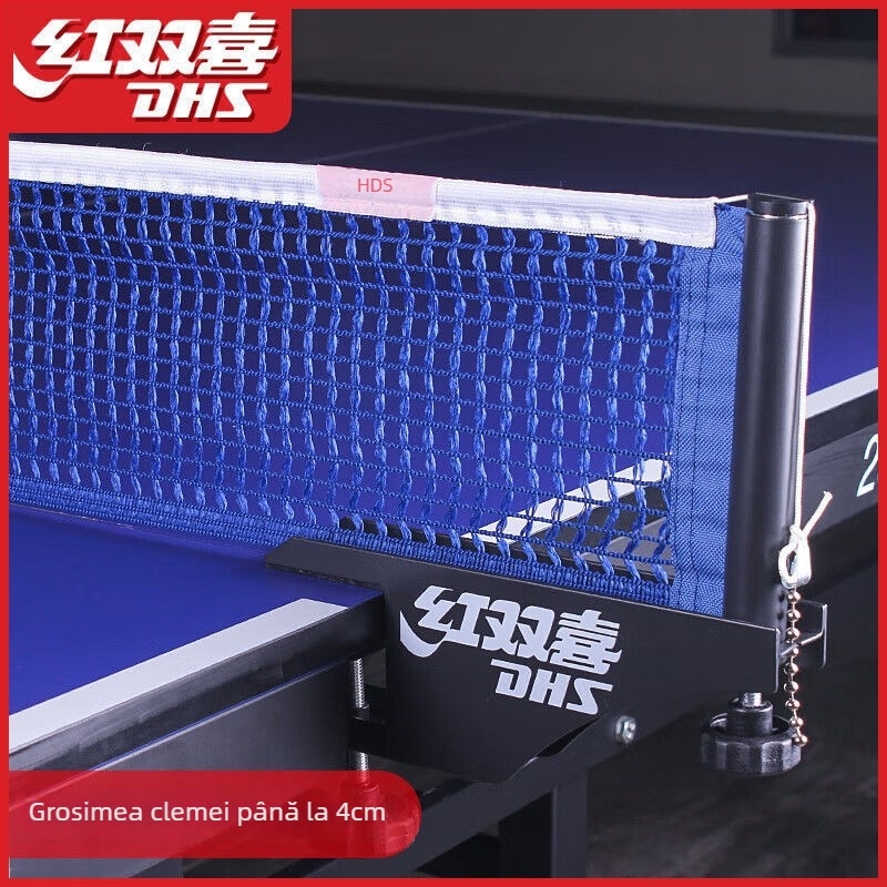 Stand pentru plasă de tenis de masă (Material: fibre de bumbac; Greutate: 1700 g; Brand: Double Happiness; Potrivit pentru badminton și tenis; Categoria: stand pentru plasă de tenis de masă)