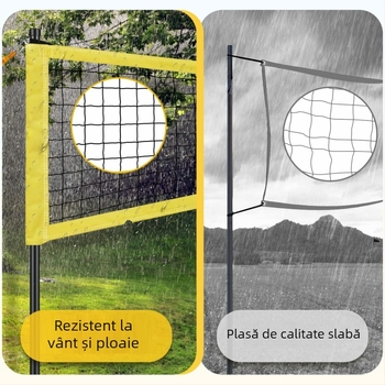 Set portabil de plasă pentru volei: structură din nylon, poliester și PVC; cadrul din aliaj de aluminiu, componente din oțel; personalizare disponibilă; marcă Hengfeng Ruichuang