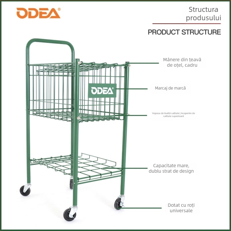 Plasă de tenis și suport pentru mingi, design portabil pliabil (Brand: Odear/Otil, Greutate: 12 kg)