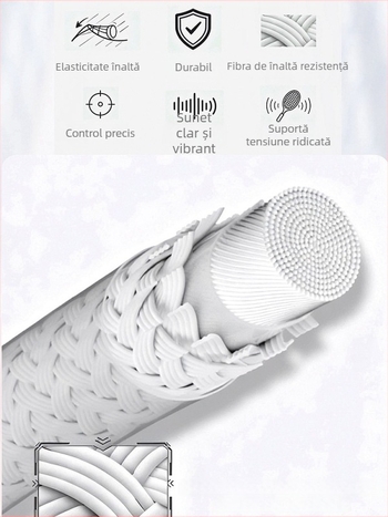 Guangyu șnur din fibră pentru badminton și tenis, tensiune 32 lb