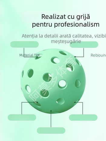 Minge pickleball TPES, 40 găuri, 25 g, antrenament în interior și exterior