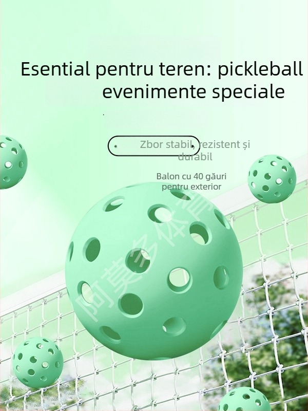 Minge pickleball TPES, 40 găuri, 25 g, antrenament în interior și exterior