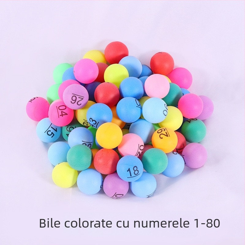 Minge de antrenament pentru tenis de masă — material PP, logo tipărit, personalizare disponibilă