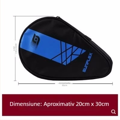 Geantă Sunshine pentru rachetă de ping-pong – Material Oxford, încăpătoare pentru 3 mingi, set complet de rachetă cu husă de protecție