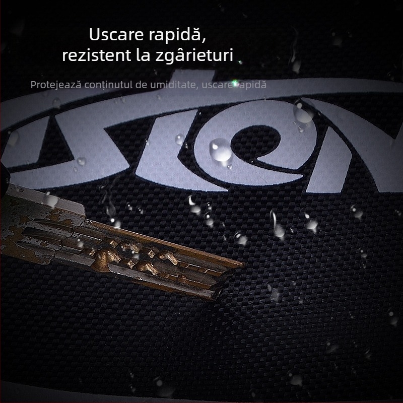 Geantă pentru rachete de tenis de masă – Capacitate mare, formă de dovleac, material Oxford, Beautiful Lion