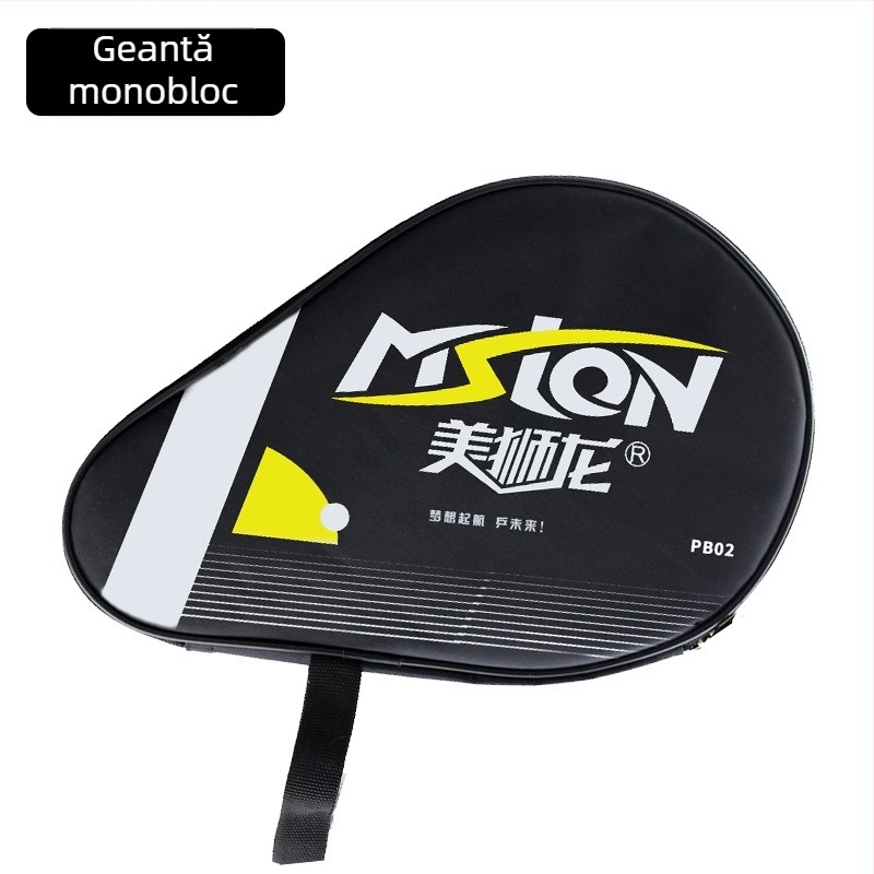 Geantă pentru rachete de tenis de masă – Capacitate mare, formă de dovleac, material Oxford, Beautiful Lion