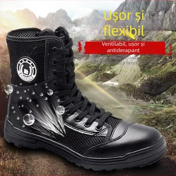 Ghete tactice de securitate; material impermeabil; adulți; bărbați; outdoor, stil militar