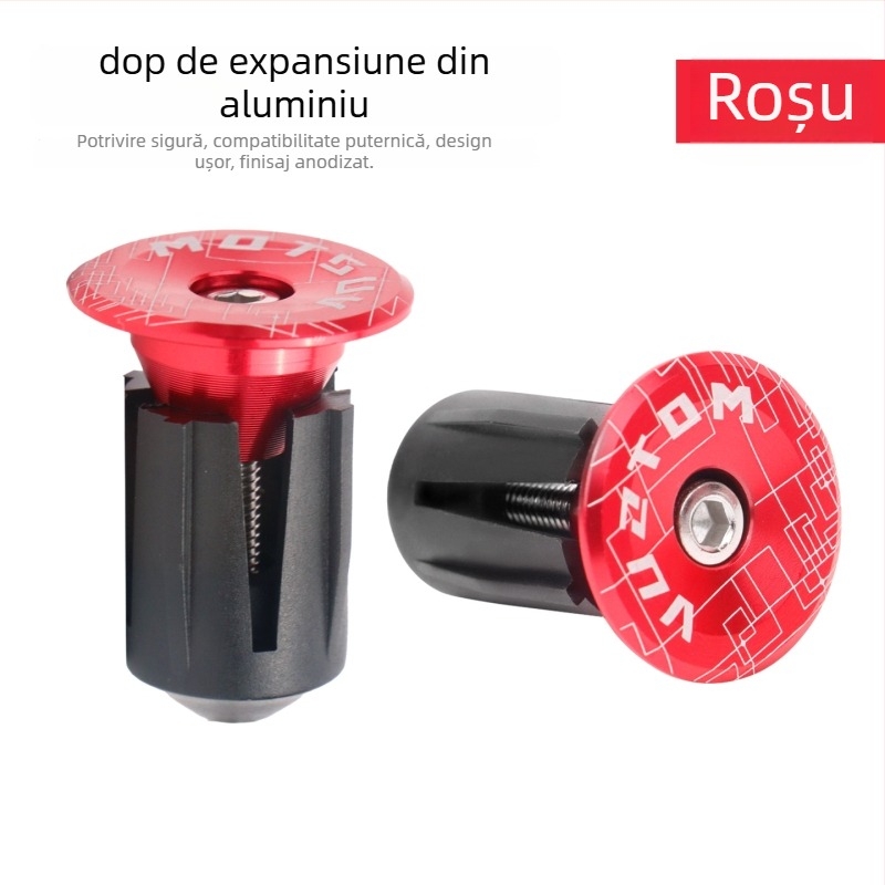 Dop capăt pentru ghidon din aliaj de aluminiu pentru biciclete MTB și de șosea