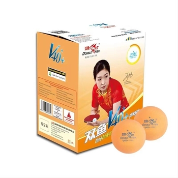 Mingi de tenis de masă ABS Pisces, pachet 100 buc., V40+, cutie pentru antrenament