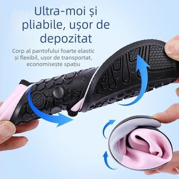 Pantofi de apă unisex pentru înot și plajă, antiderapant, uscare rapidă, șosete pentru scufundări și snorkeling, rezistenți la tăieturi pentru drumeții pe râuri