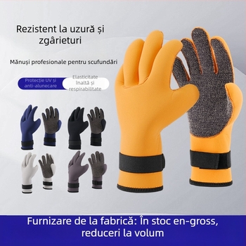 Mănuși de scufundări 3mm – unisex, antiaderente, rezistente la uzură, protecție UV pentru scufundări, înot și surfing