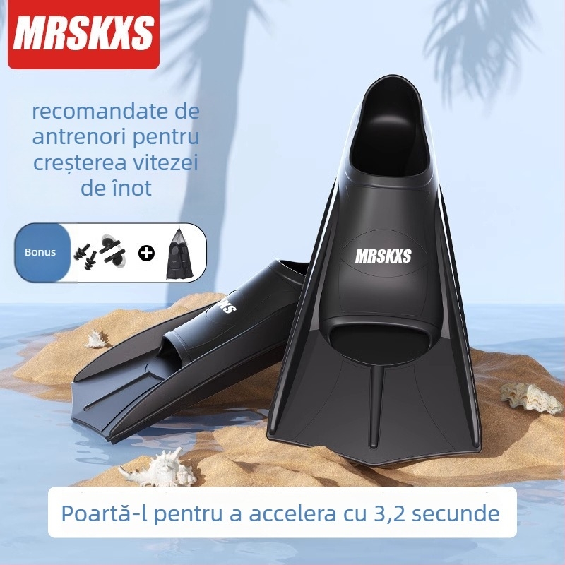 Pantofi de apă din silicon pentru snorkeling și scufundări, aripioare de antrenament pentru înot, încălțăminte de scufundare antiderapantă pentru bărbați și femei