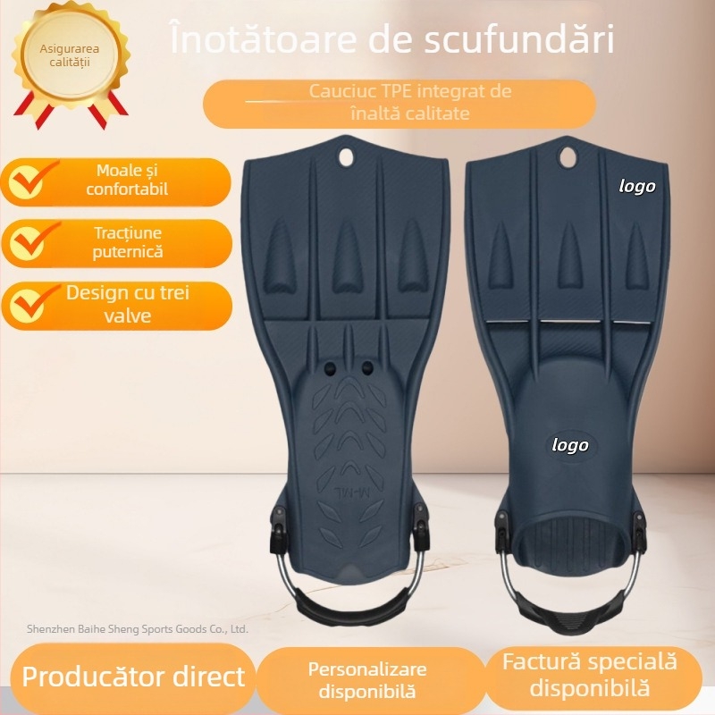 Labe de înot reglabile pentru scufundări cu cataramă cu arc, pentru scufundări în adâncime și snorkeling